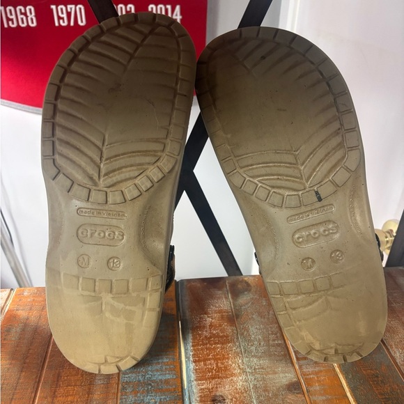 COPY - Crocs green and leather men’s size 13 - Picture 5 of 6